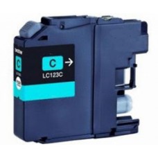 Brother LC-121 / LC-123 Cyaan inktcartridge (huismerk)