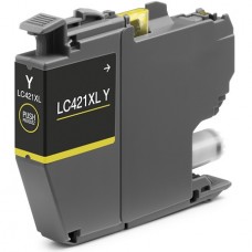 Brother LC-421XL Geel inktcartridge (huismerk)