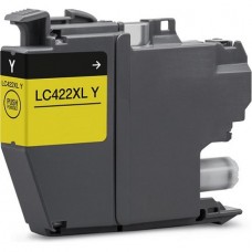 Brother LC-422XL Geel inktcartridge (huismerk)