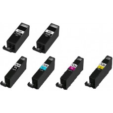 Canon PGI-525 / CLI-526 MULTIPACK + Extra Zwart inktcartridge (huismerk)