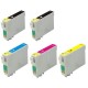 Epson T0445 Multipack + Extra Zwart inktcartridge (huismerk)